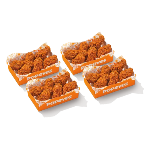 Popeyes Chicken Wings Menu, Prices & Flavorful Options(2025) 5 18Pc Spicy Bone In Wing Group Pack