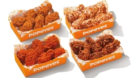 Popeyes Chicken Wings Menu, Prices & Flavorful Options(2025) 6 Popeyes 24Pc Classic Boneless Wings