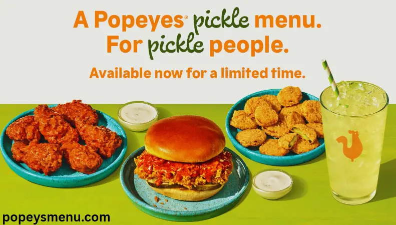 Popeyes Pickle Menu 2025: A Tangy Twist You’ll Want to Try 1 Popeyes Pickle Menu